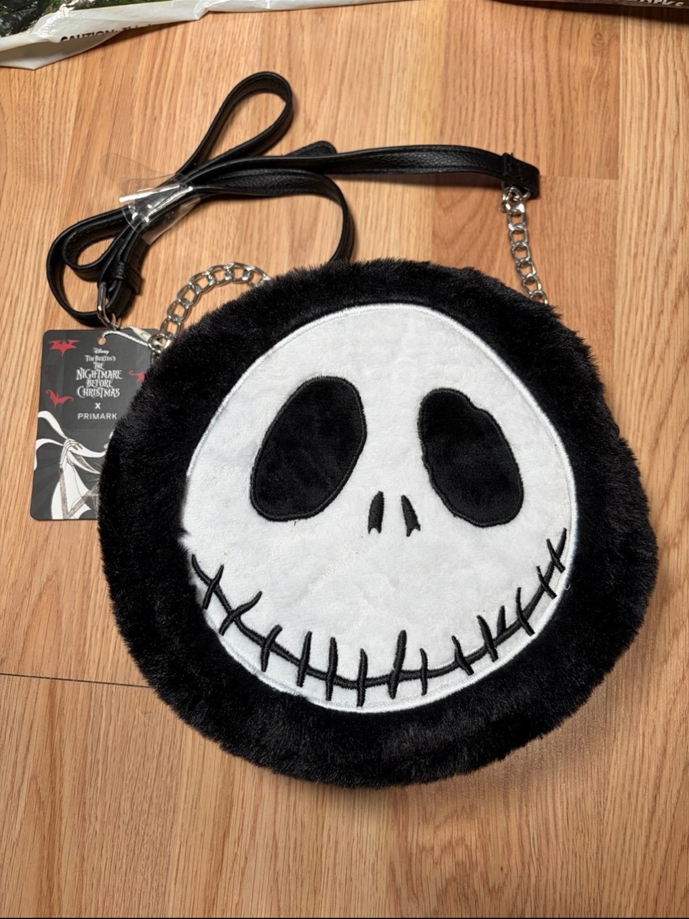 Disney Nightmare Before Christmas Jack Skellington Plush Crossbody Bag Primark
